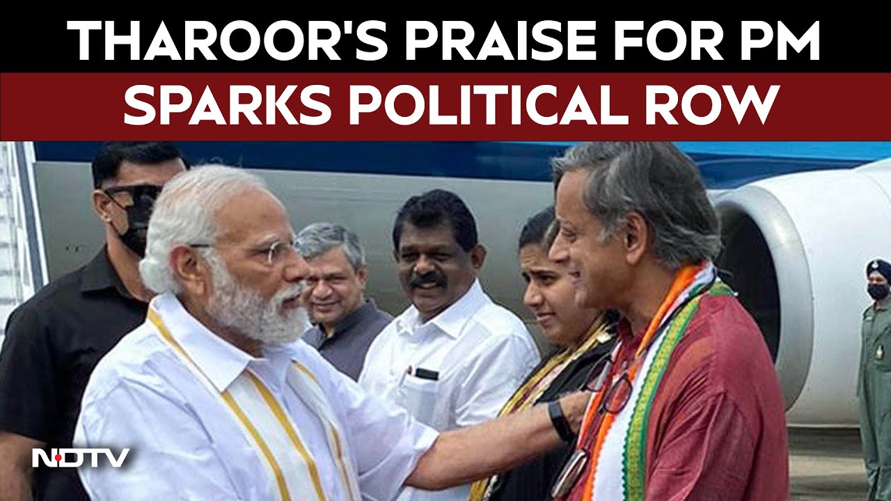 Shashi Tharoor&rsquo;s Praise For PM Modi Sparks Political Storm, BJP Targets &lsquo;Intolerant&rsquo; Congress