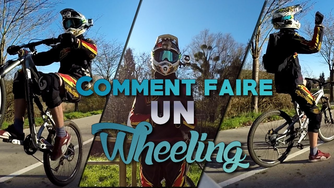 ★ Tutoriel N°1★ Comment faire un wheeling / roue arrière ?! || VTT / VELO ||
