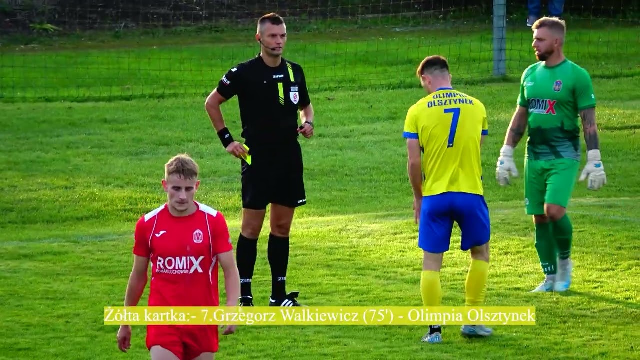 2025.09.27 - 9 kolejka Klasy Okręgowej: Orlęta Reszel - Olimpia Olsztynek (skrót)