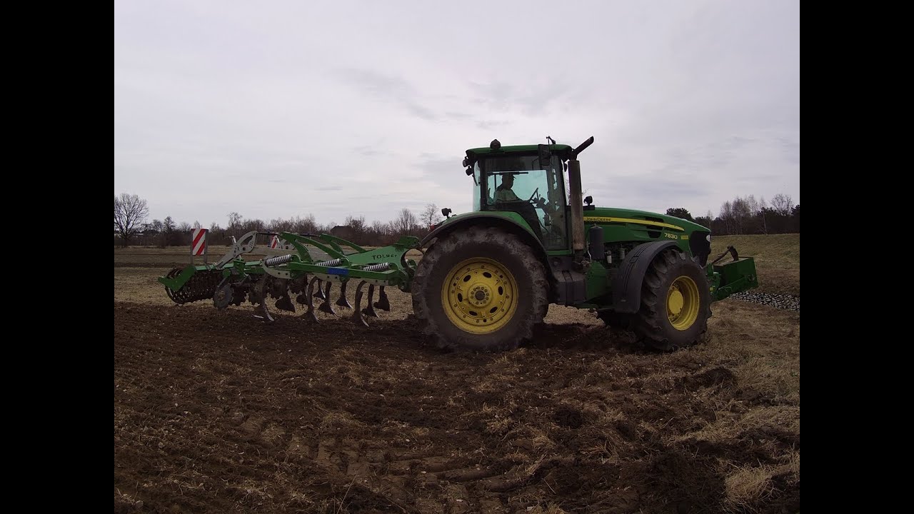 BEZORKOWA UPRAWA POD OWIES 2023 / GR KRAMARCZYK / JOHN DEERE 7830 / TOLMET / JELEŃ W AKCJI !
