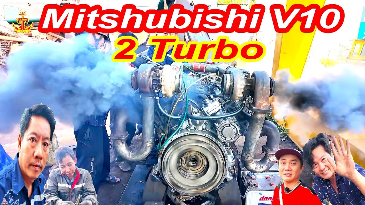Đại Tu Máy Cổ Mitsubishi V10 Độ 2 Turbo Và Những Người Thợ Sửa Chữa Lưu Động Khắp Việt Nam