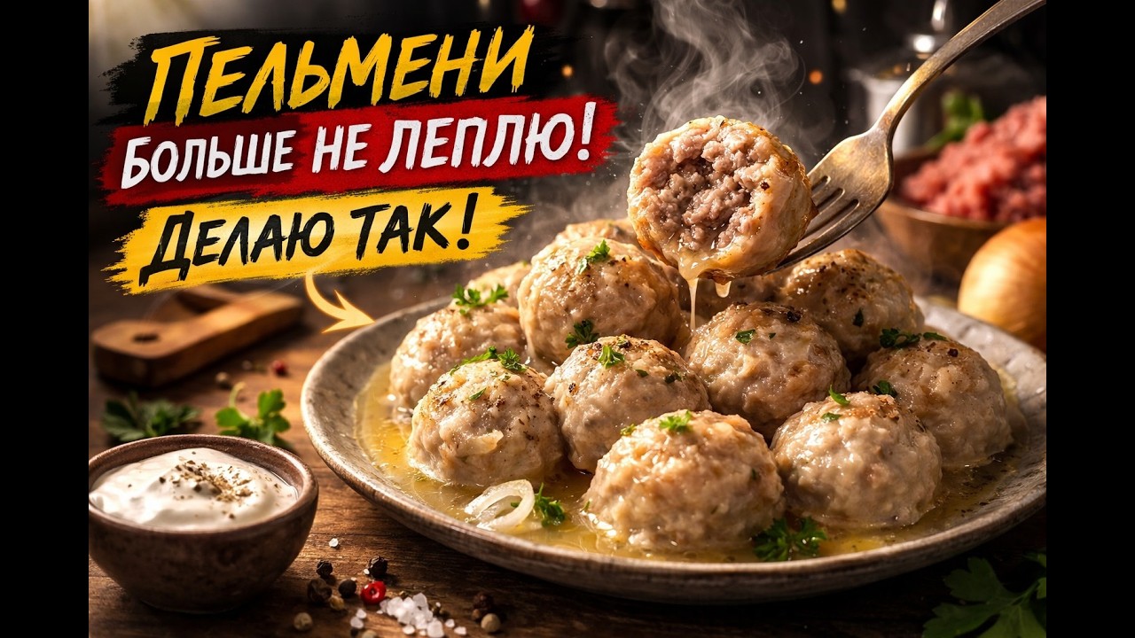 Фарш варю в муке. Пельмени больше не нужны