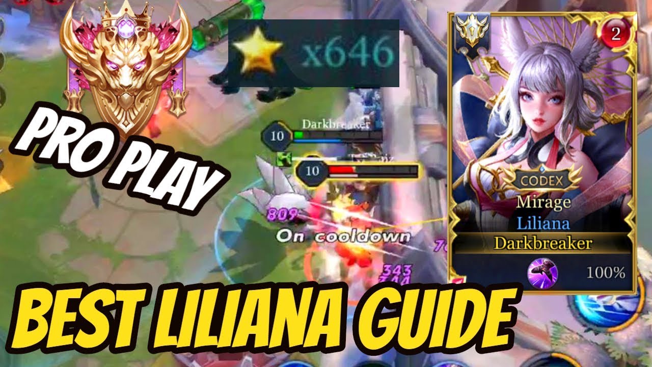 BEST LILIANA GUIDE 600 STARS SS RANK | AoV | 傳說對決 | RoV | Liên Quân Mobile | 펜타스톰