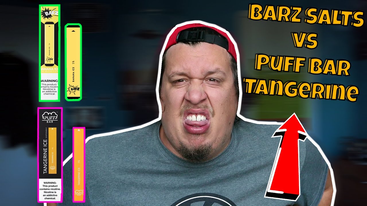 BARZ Disposable Vape vs Puff Bar Tangerine Ice Review