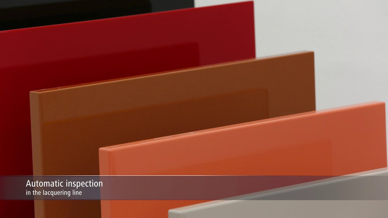 Automatische Qualitätskontrolle von hochglanzlackierten Möbelplatten (TPS / ILCAM)