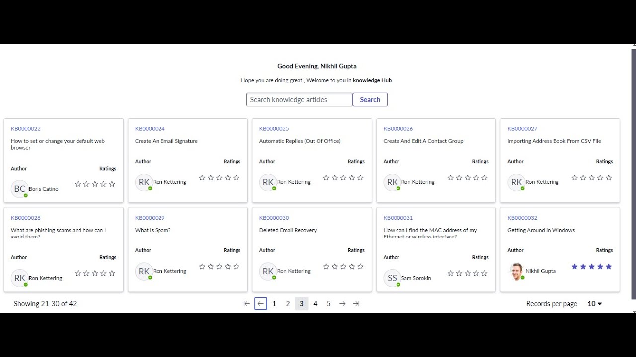 Repeater & Pagination Components in UI Builder ServiceNow