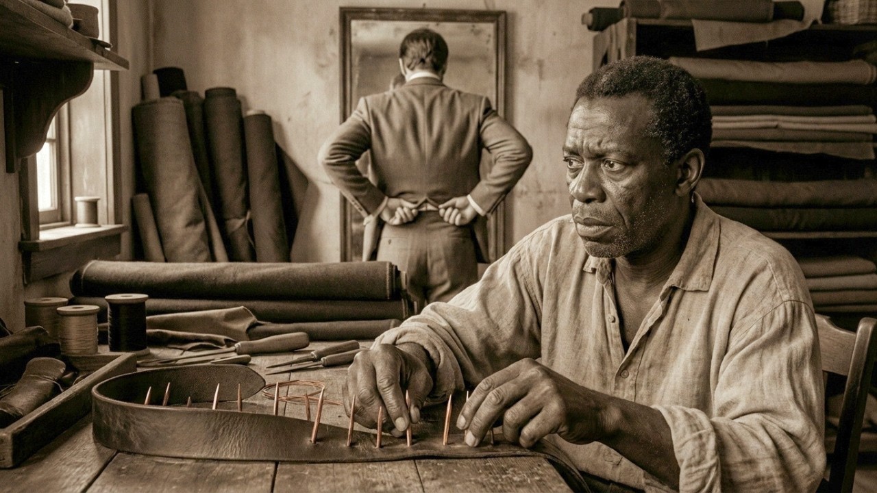 THE TAILOR SLAVE who hid COPPER WIRE Barbs inside the Master's Leather Belt: The Tightening Wound!