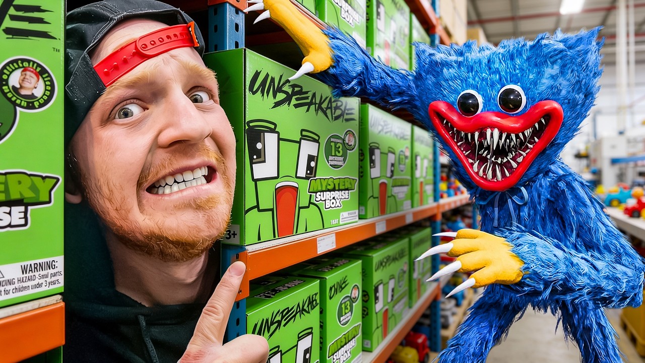 Surviving In A Toy Factory Overnight!