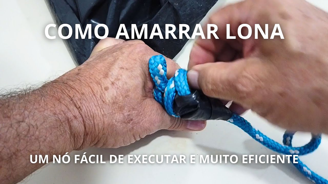Como amarrar lona