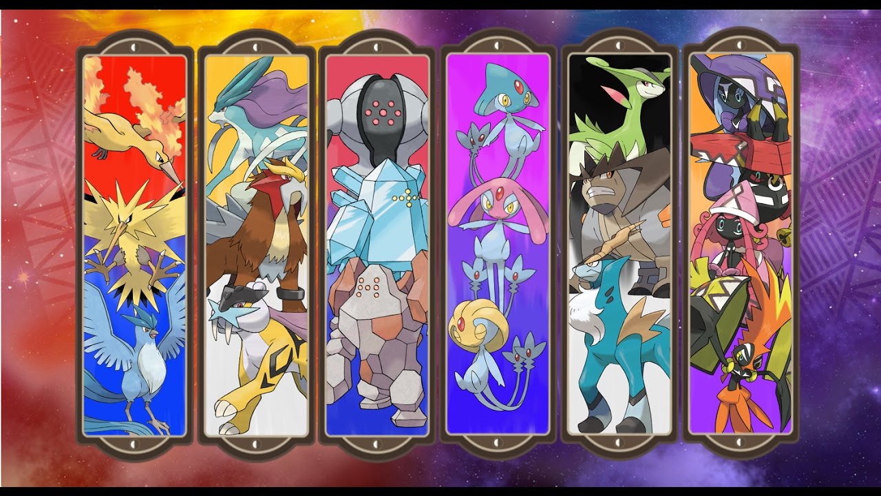 All Pokemon Legendary Trio Theme OSt + Update version
