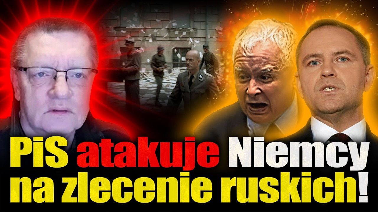 PiS atakuje Niemcy na zlecenie ruskich! Płk WR0ŃSKI o planie, aby skłócić nas z sojusznikiem. Piński