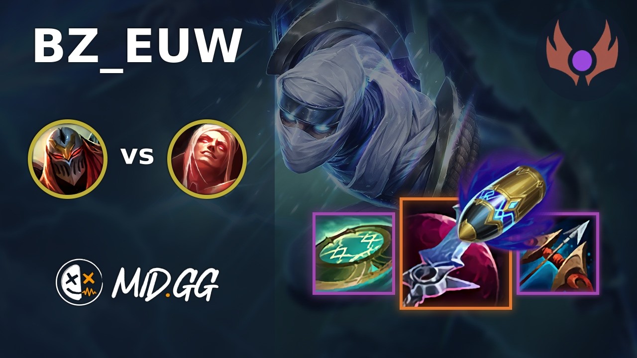 MID.GG: [ BZ_EUW ] Zed MID vs Vladimir | EUW MASTER | LOL Season 2026