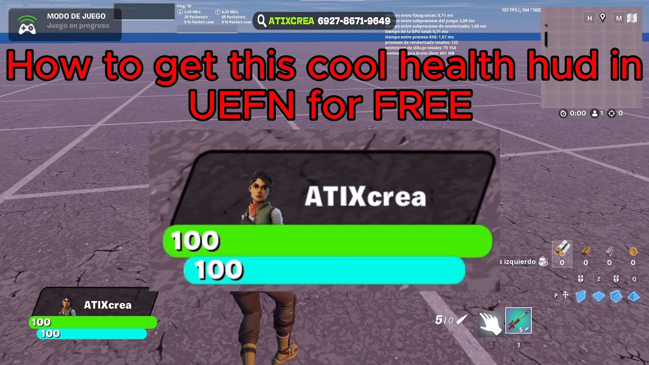 HOW TO MAKE CUSTOM HEALTH BAR HUD IN UEFN (COREUEFN)