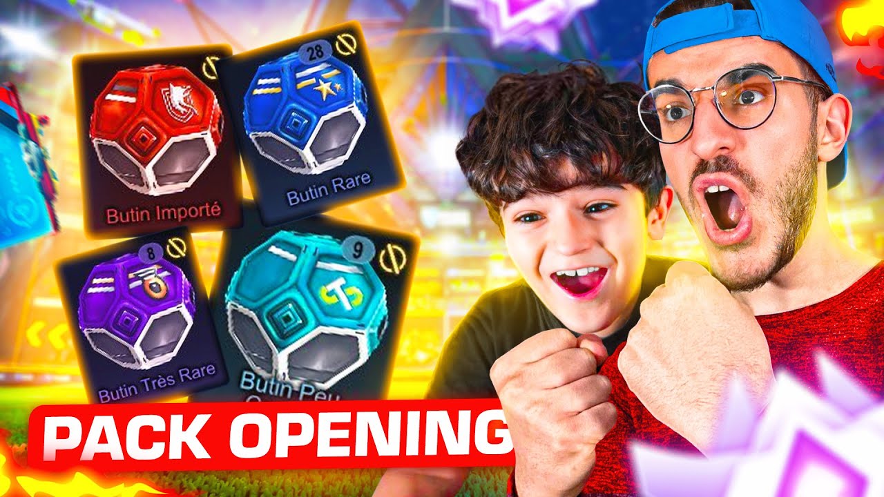 On fait le meilleur PACK OPENING &agrave; un abonn&eacute; sur ROCKET LEAGUE avec Nadim !