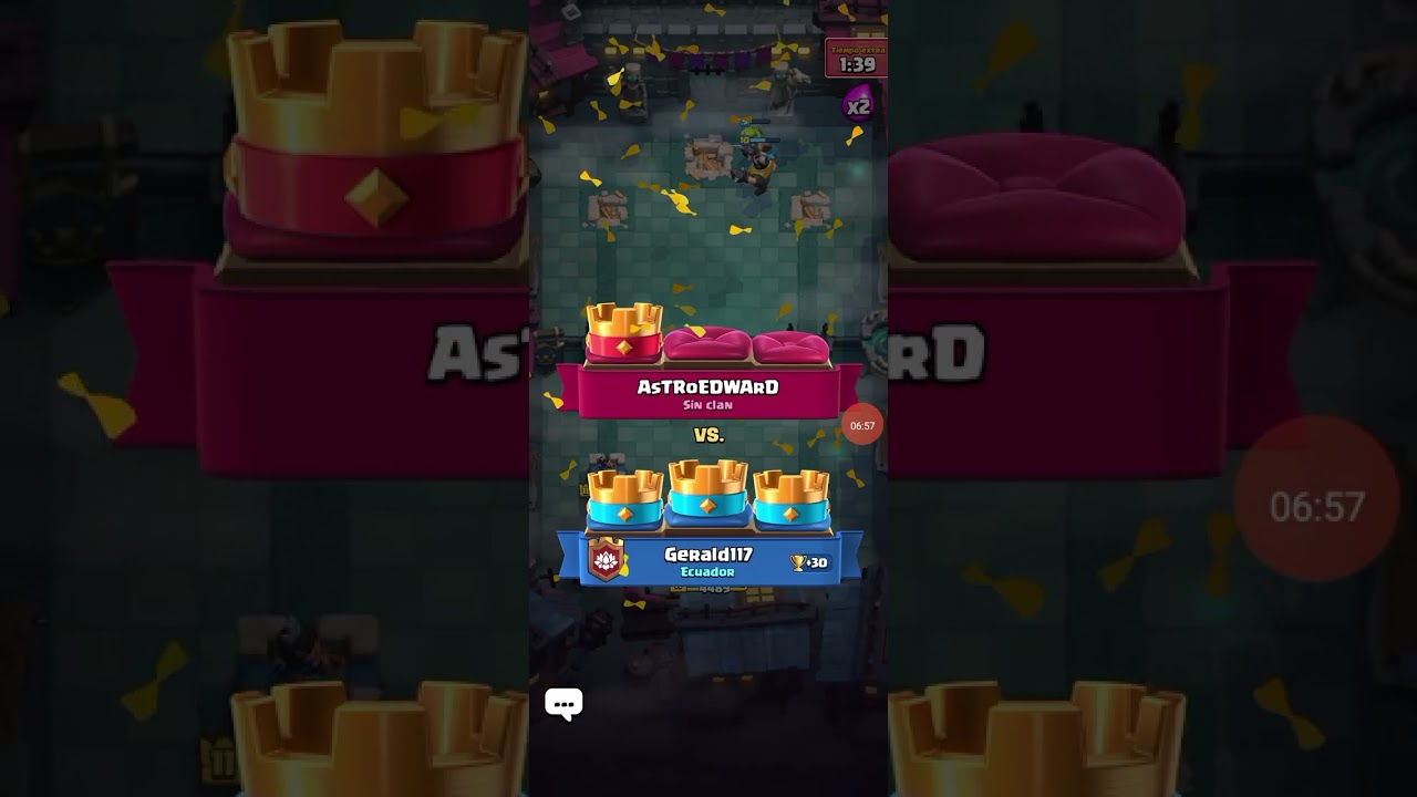 Partidas de Clash Royale con mi nueva evolución 