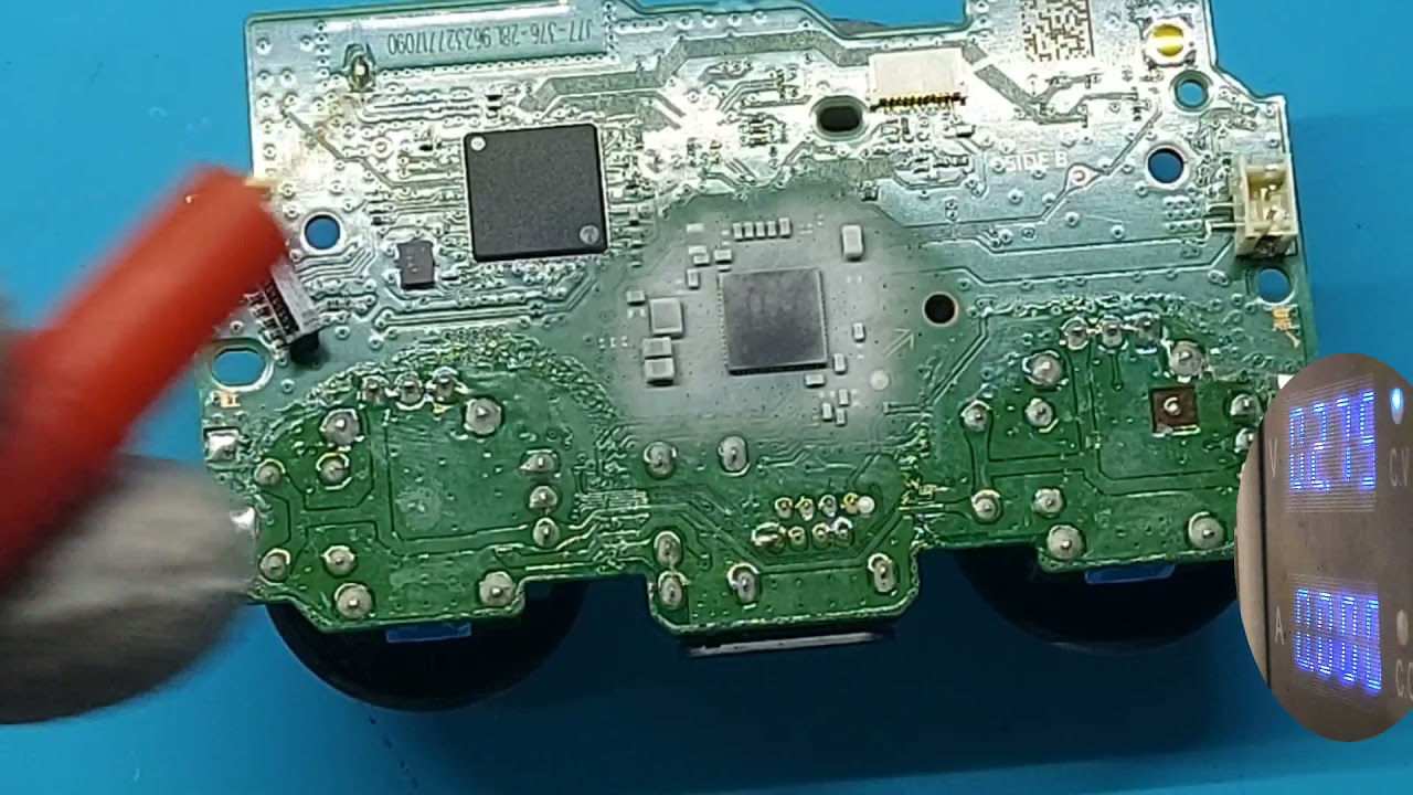 Контроллер PS4 не включается, ремонт. История 1, часть 2.