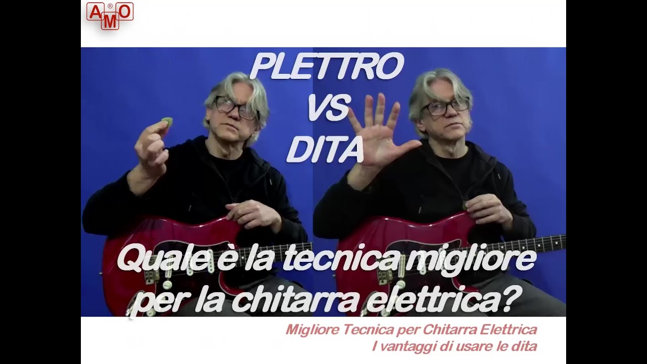 Migliore tecnica per la chitarra. Usare le dita o il plettro