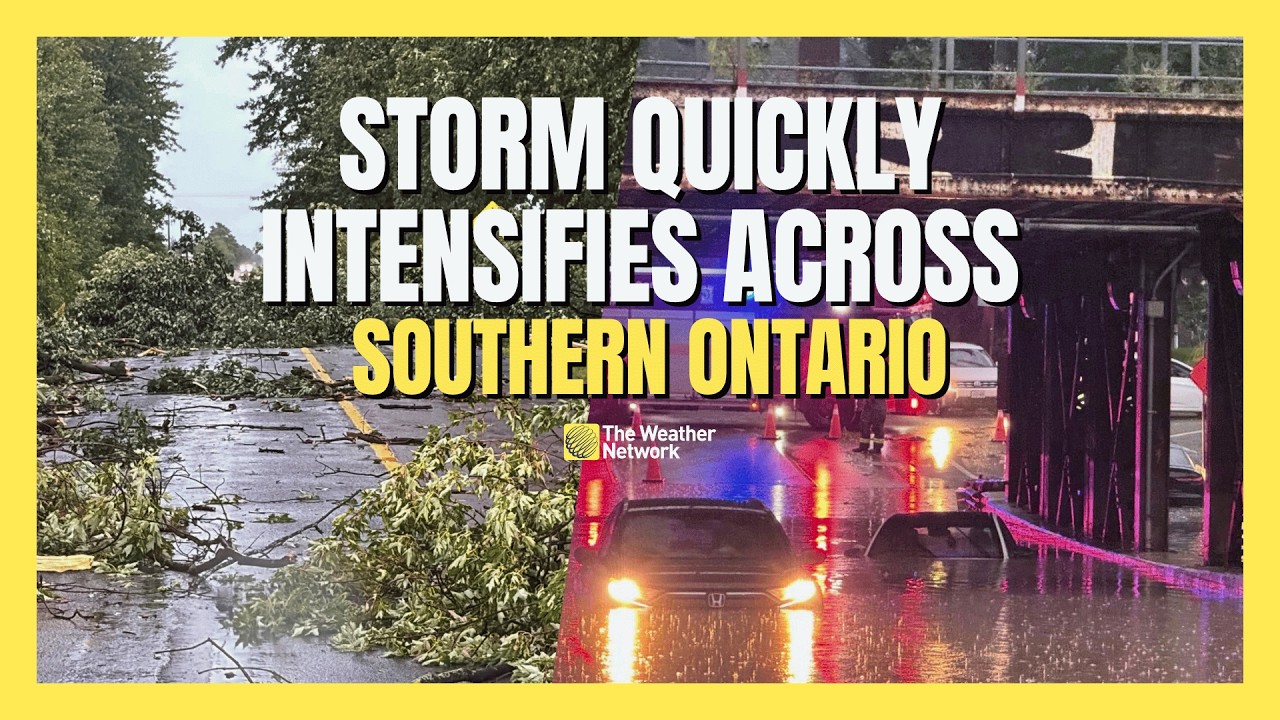 Powerful storms sweep southern Ontario with damaging winds and hail