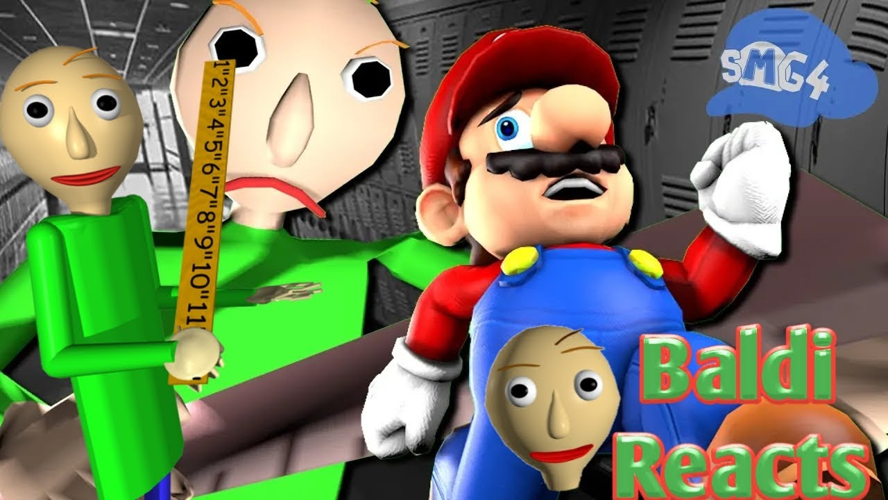Время для математики | Реакция Балди на SMG4: если бы Марио был в Baldi's Basics