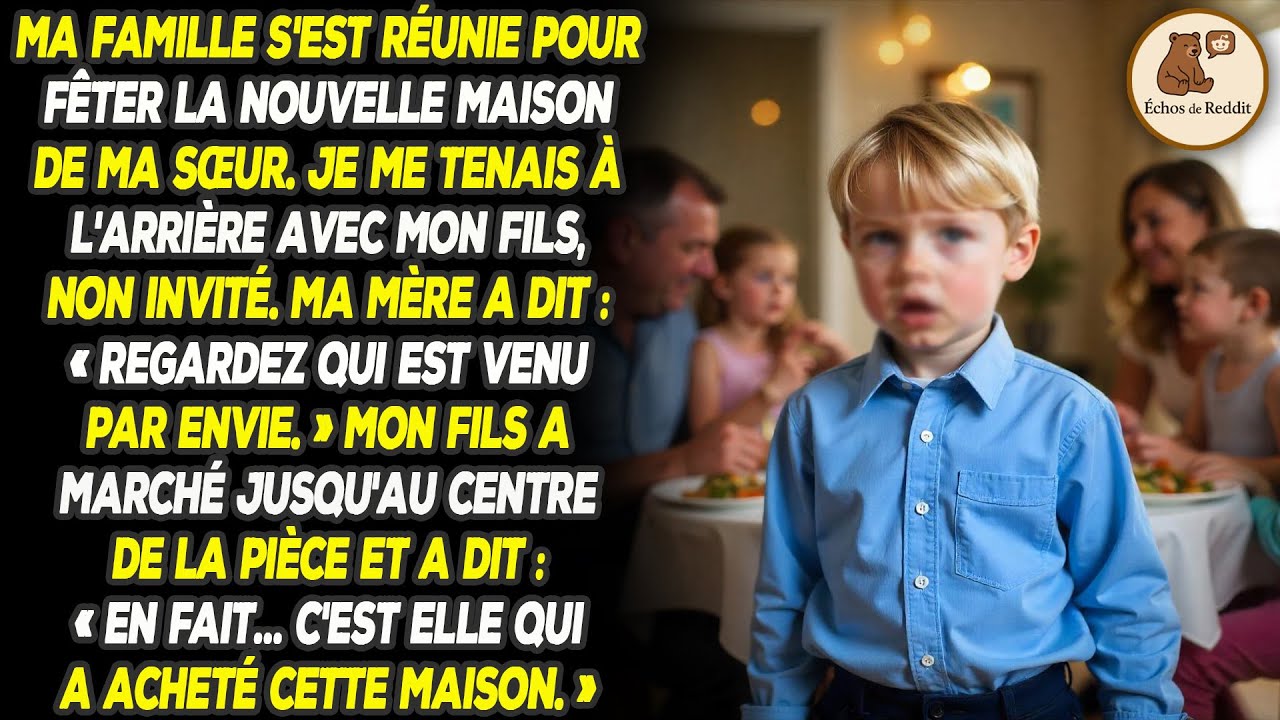 Ils se sont moqués de moi lors de la pendaison de crémaillère - puis mon fils a dit: 