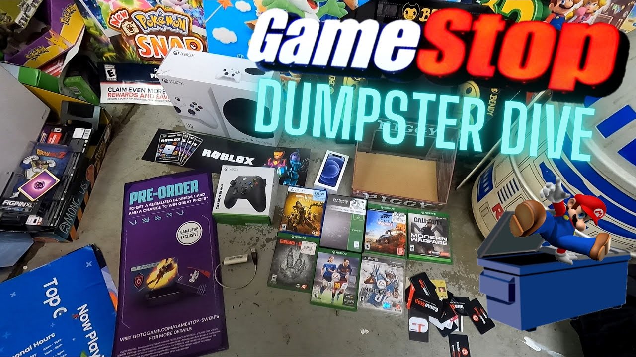 Jackpot! GameStop Dumpster Dive #121 #dumpsterdiving #jackpot