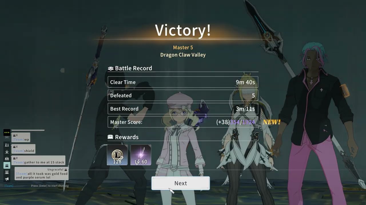 [Blue Protocol: Star Resonance] Dragon Claw Valley: Master level 5