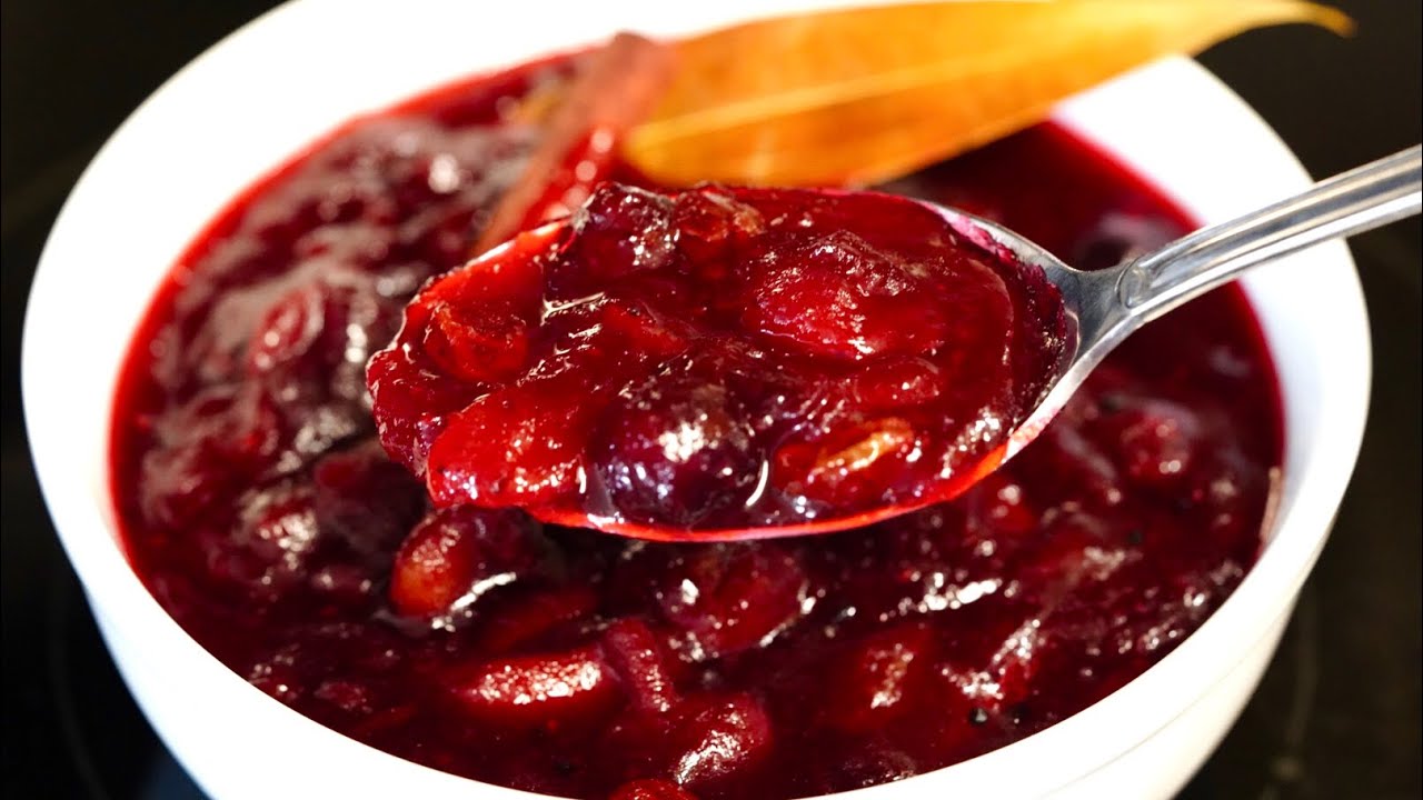 Make Cranberry Sauce MORE EXCITING BY ADDING THIS | Cranberry Date Chutney