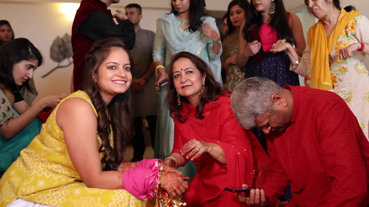 #aakrish Haldi & Mehendi Full Video- Aakriti & Krishna~