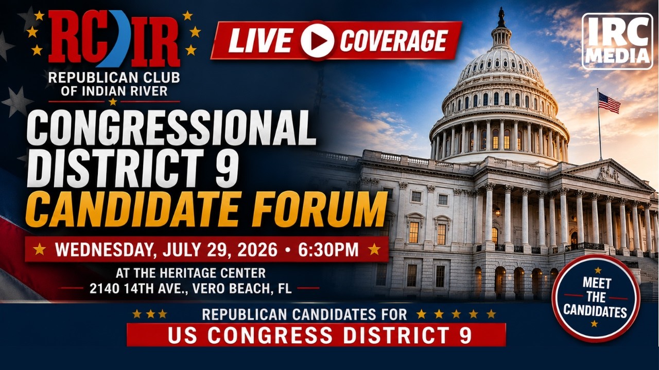 LIVE: Republican Club of Indian River &ndash; Congressional District 9 Candidate Forum