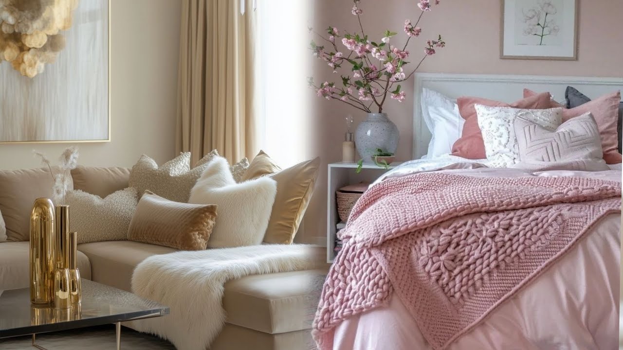 DECORACIÓN MODERNA 2025! 💡 IDEAS Y CONSEJOS PARA DECORAR CON MANTAS Y COJINES ELEGANTE Y ACOGEDORES