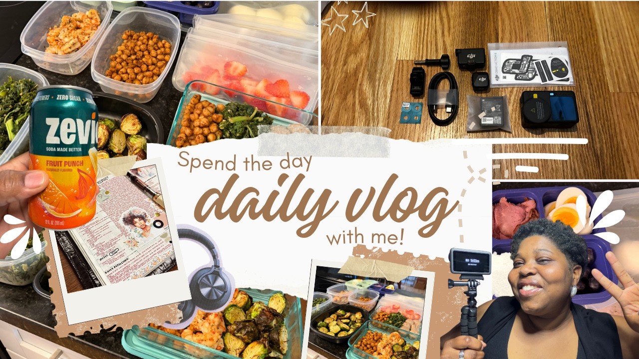 My Sunday Reset Routine|Meal Prep, Journaling & New Camera Unboxing #lifestyle #sundayreset #journal