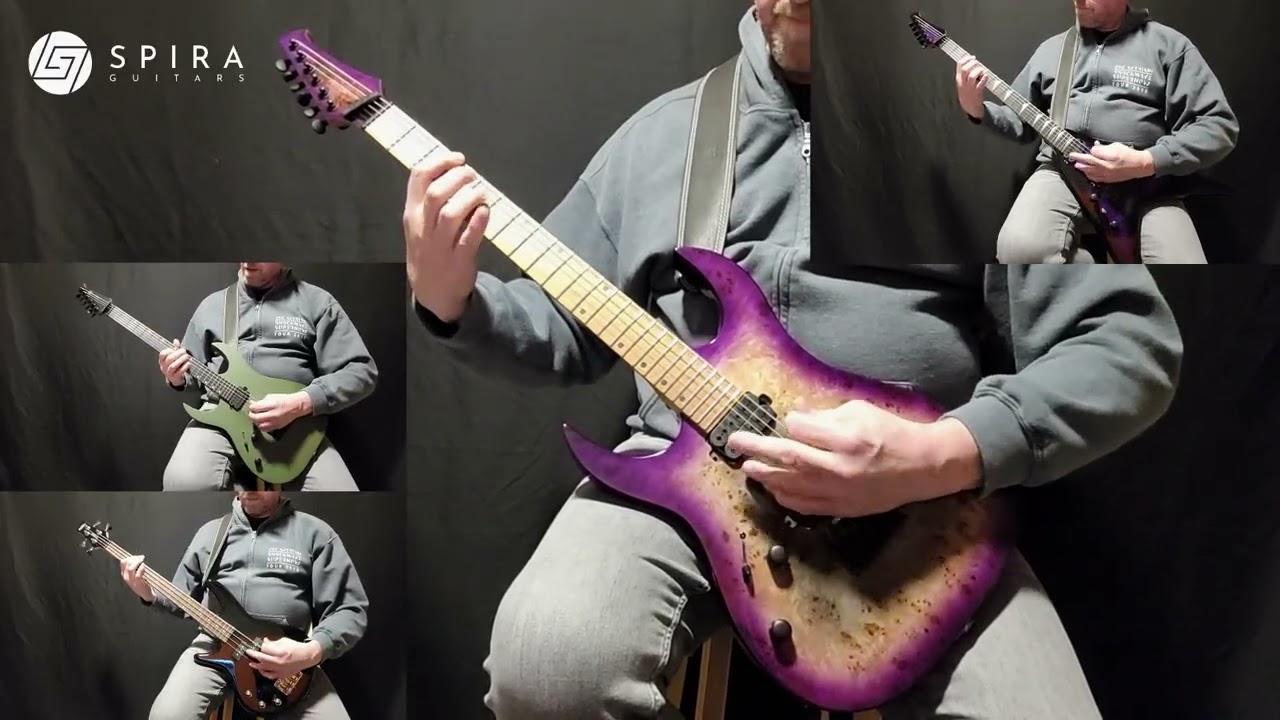 SPIRA S-450TPP, V-500TPPE, S-400 MGR Left Handed Guitars Playthrough