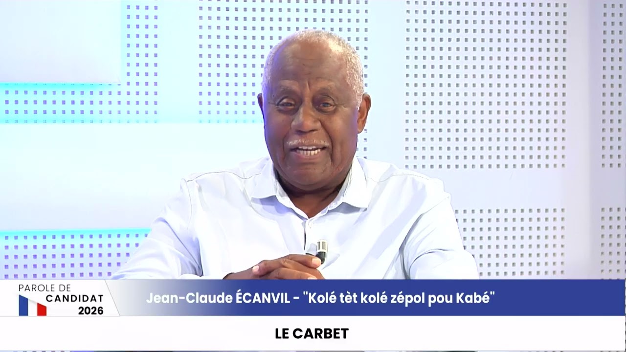 PAROLE DE CANDIDAT   Carbet   Jean Claude ECANVIL