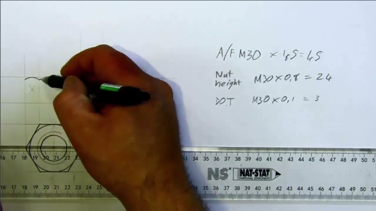 Construction of a Hexagon Nut