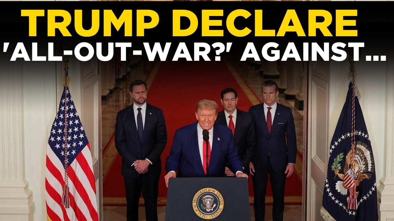 Trump Live | Donald Trump Makes Chilling 'All Out War..' Announcement | Trump Speech | White House