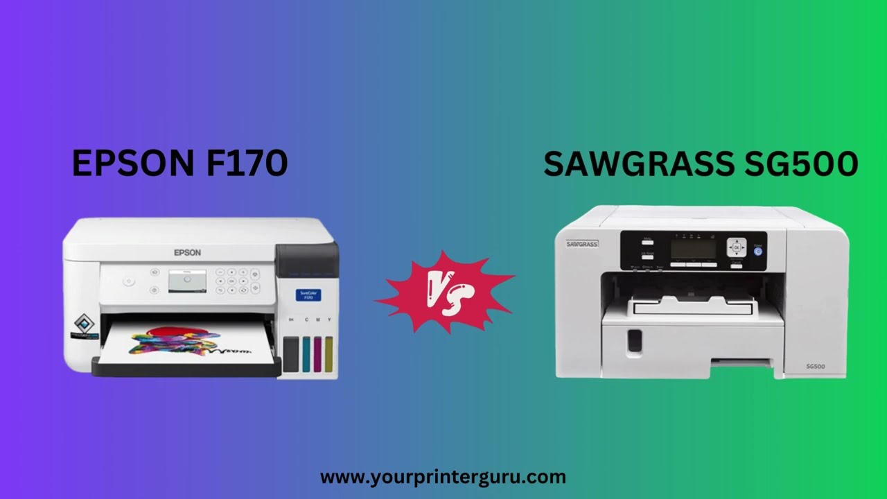 Epson F170 vs Sawgrass SG500 Honest Comparison