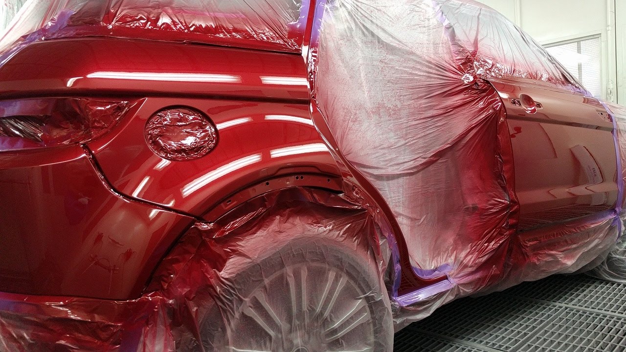 Range Rover Evoque, напыление