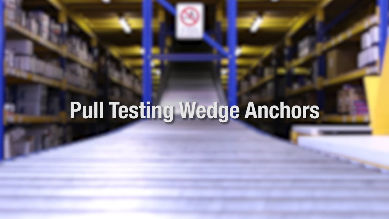 Hydrajaws 2008 Heavy Duty Pull Test on Wedge Anchors | Allfasteners Australia