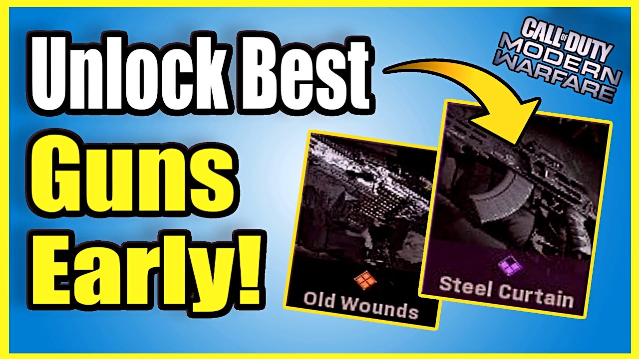 How to UNLOCK THE BEST GUNS in COD Modern Warfare and LEVEL UP FASTER! (Easy Method)