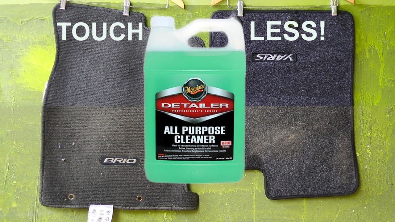How to Clean Carpet Floor Mats : Meguiars All Purpose Cleaner