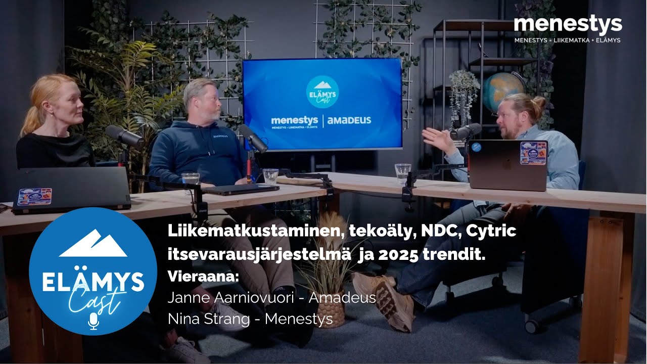 Elämys-cast, jakso 2: Liikematkustaminen, Tekoäly, NDC ja 2025 trendit