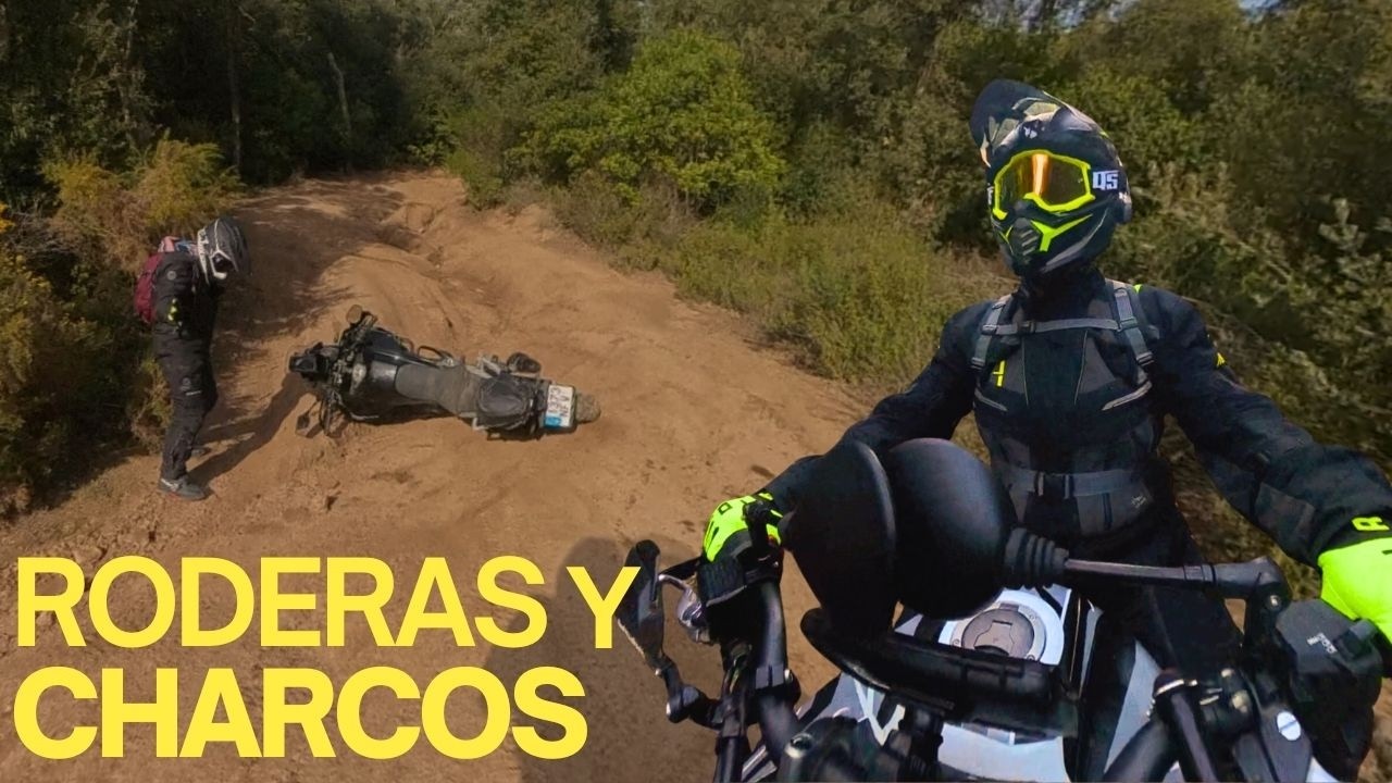 CHARCOS, RODERAS Y CAMINOS | ESTRENO Botas NUEVAS DE OFF-ROAD | Honda Transalp xl750