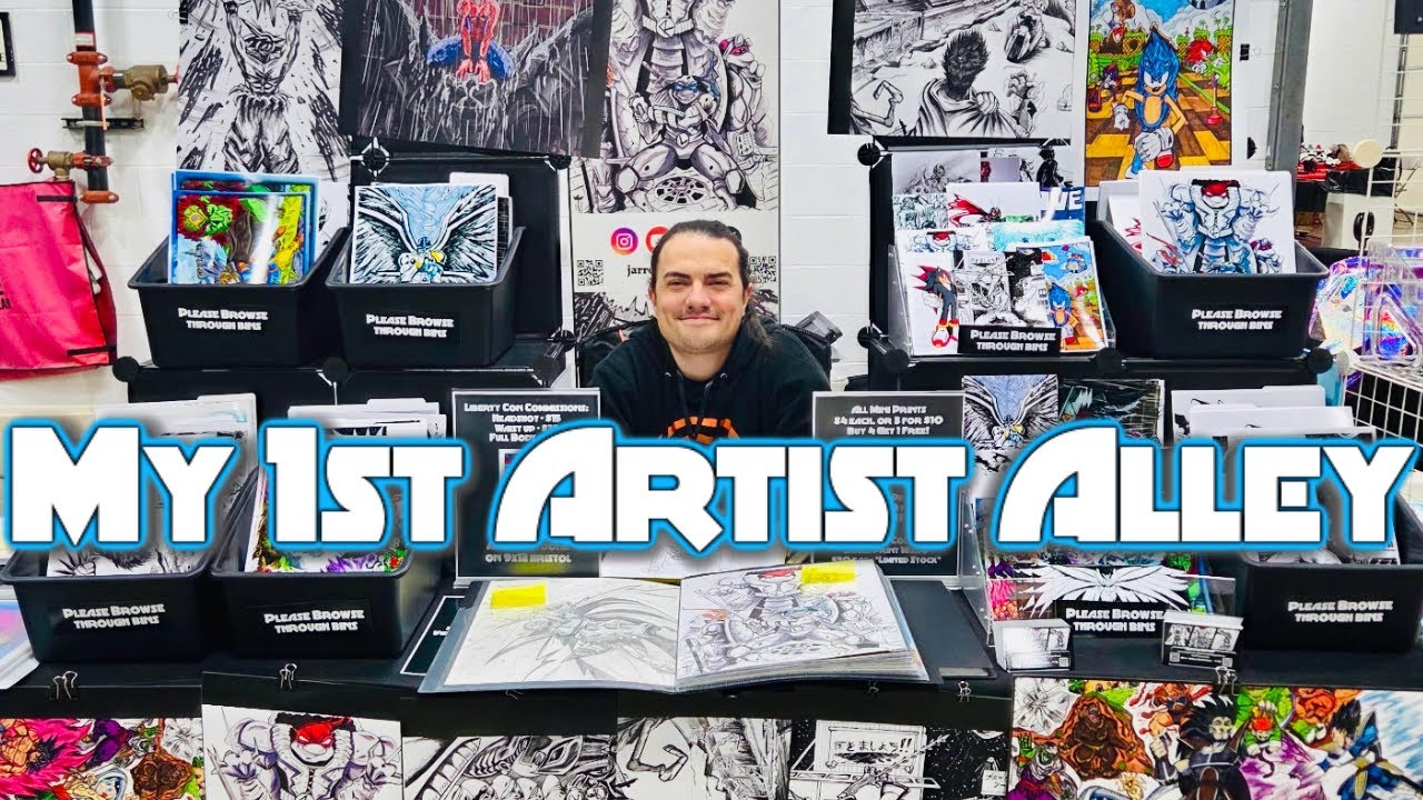 My First Artist Alley EVER!! (Vlog) | Liberty Comic Con at Greater Philadelphia Expo Center