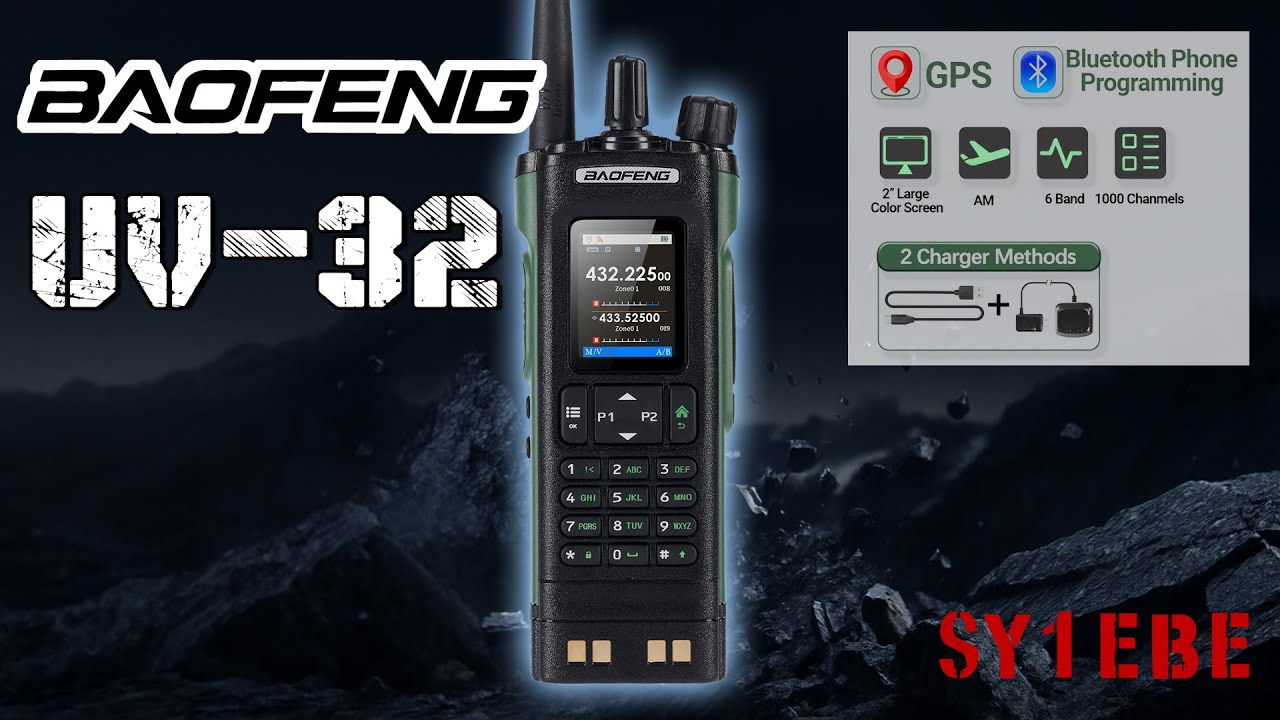 Baofeng UV-32 — аналоговый близнец! Обзор мощной двухдиапазонной любительской радиостанции мощнос...