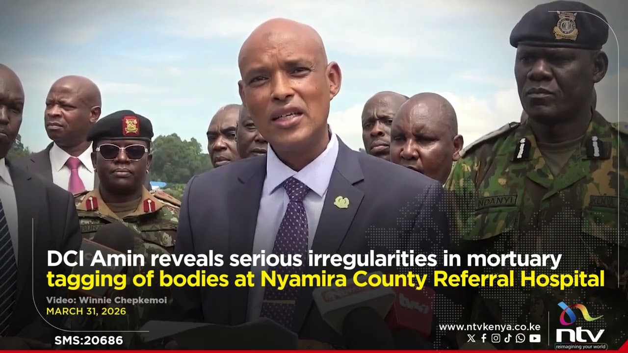 DCI Amin reveals serious irregularities in mortuary tagging of bodies at Nyamira Referral Hospital