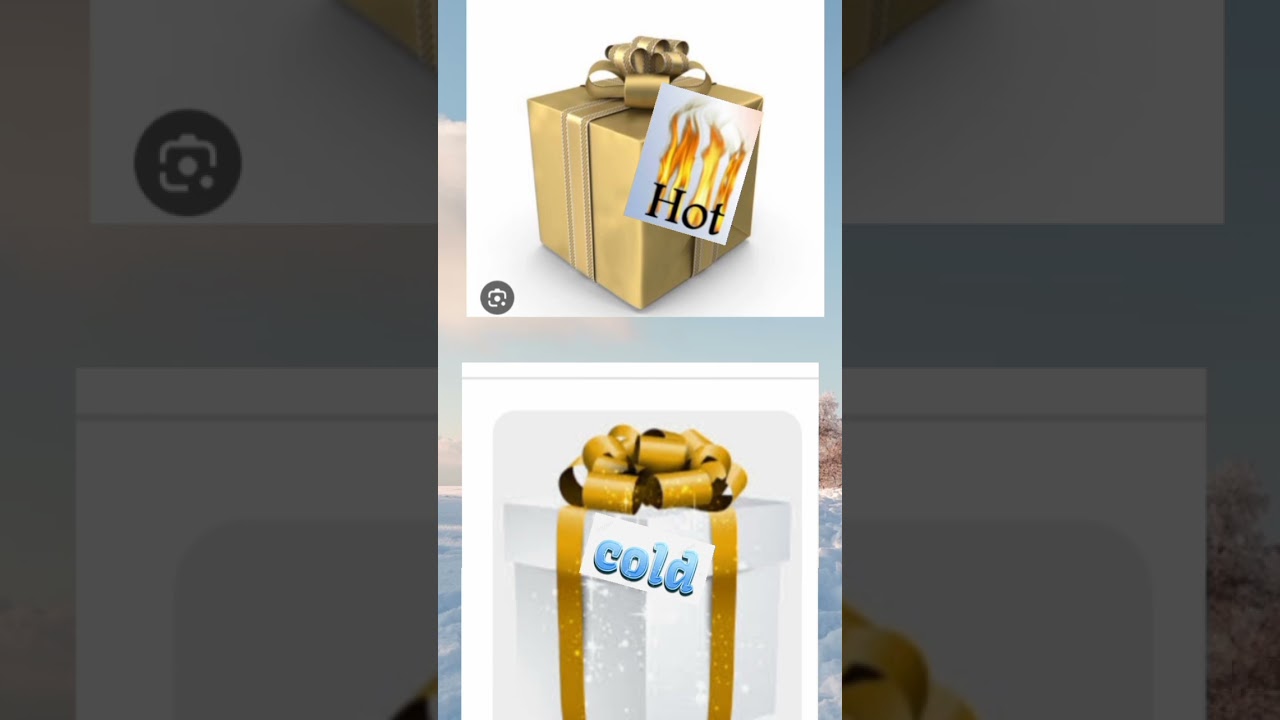 Choose hot or cold #gift