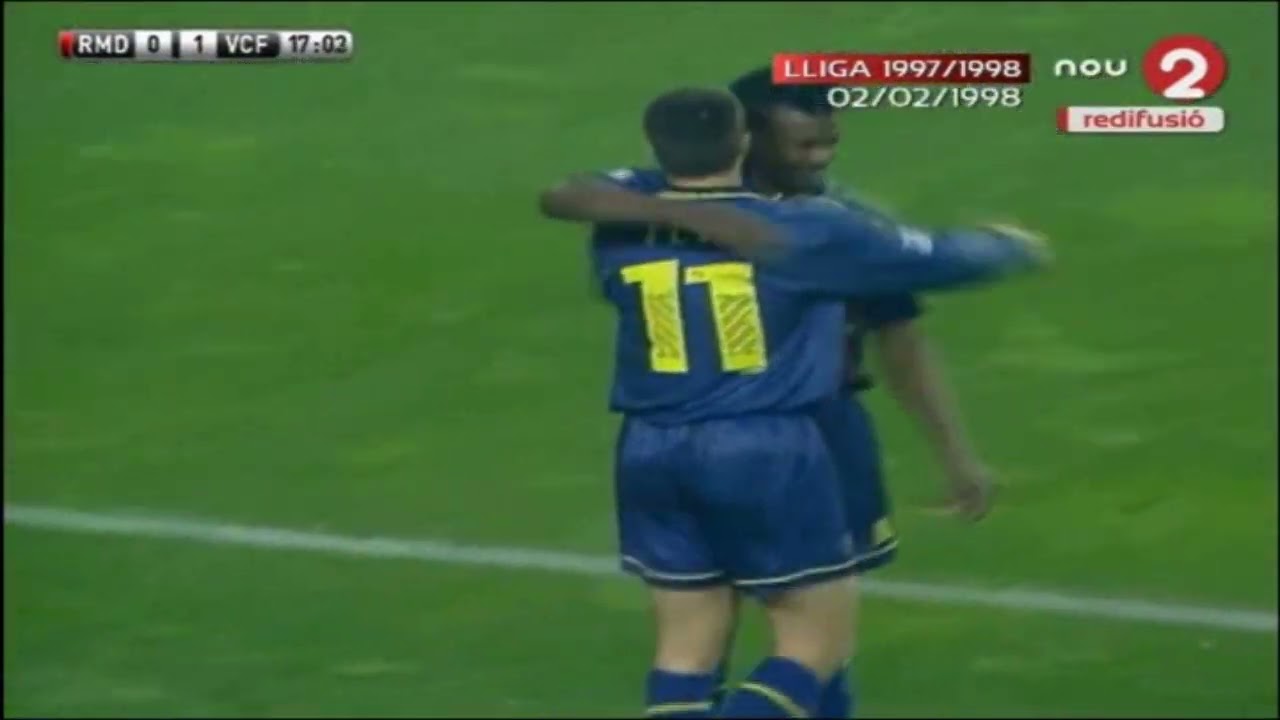2/2/1998 Real Madrid- Valencia C.F. (1-2) Liga