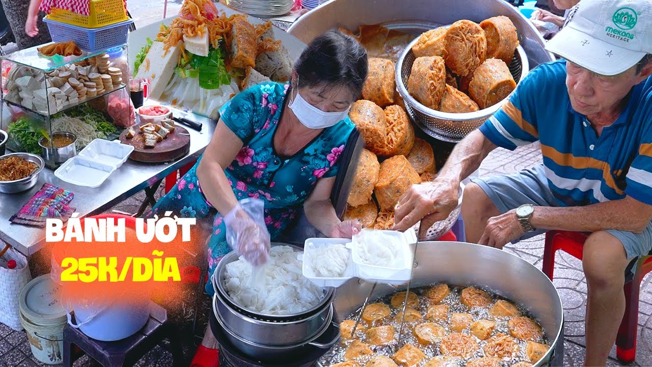 Quầy bánh ướt nóng ăn kèm bánh cóng của người Hoa ngon cực đỉnh -  Vi Na TV