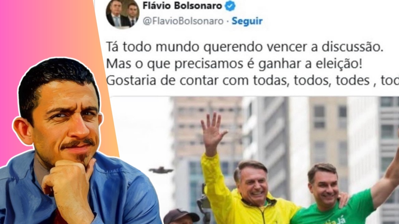 FLÁVIO BOLSONARE CONFIRMADO! POSTAGEM com LINGUAGEM NEUTRA CHAMA A ATENÇÃO e LEVANTA DÚVIDAS
