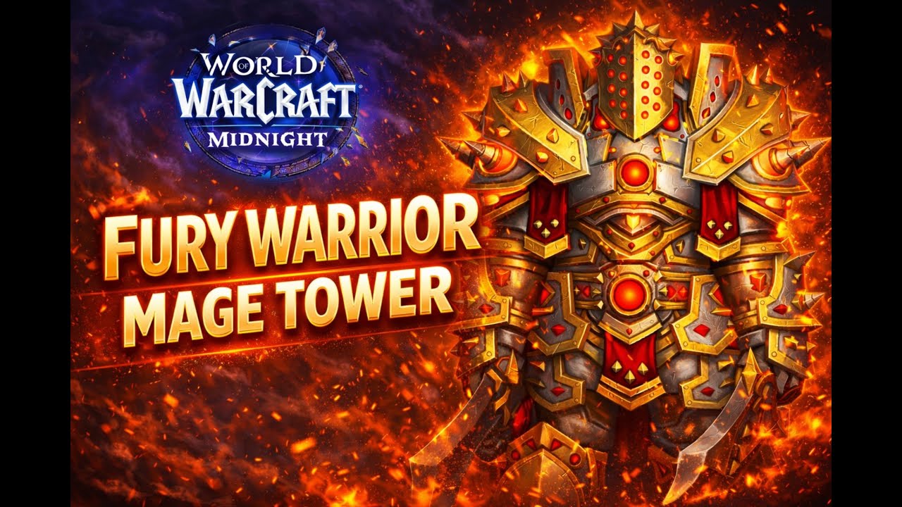 FURY Warrior Mage Tower Guide 2026 | World of Warcraft Midnight 12.0